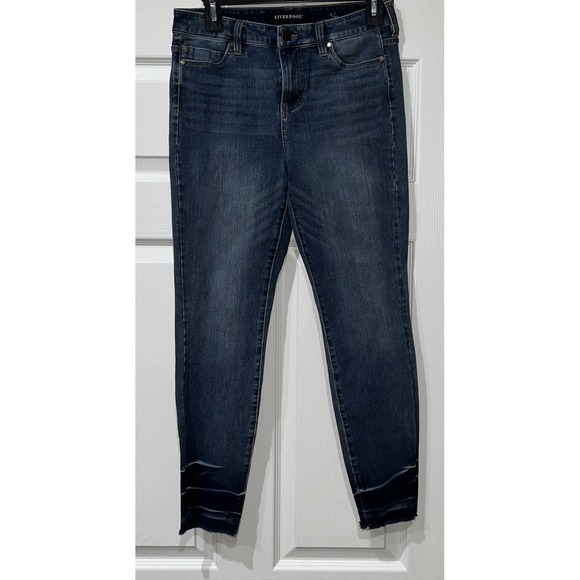 Liverpool High Rise Ankle Denim Jeans Women's Size 4 (27) - Picture 1 of 13